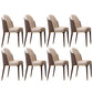 Contemporary Style Microfiber Leather Chair Parsons Dining Chair for Home Light Coffee 8 Piece Set Clearhalo ' kitchen&dining_furn' 'Dining Chairs' 'Dining Tables & Seating' 'dining_chair' 'furn' 'furn_dining_chair' 'Furniture' 'furniture_dining_chair' 'Kitchen & Dining Furniture' 'kitchen' 3643869