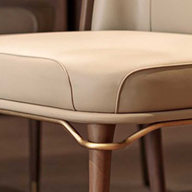 Contemporary Style Microfiber Leather Chair Parsons Dining Chair for Home Clearhalo ' kitchen&dining_furn' 'Dining Chairs' 'Dining Tables & Seating' 'dining_chair' 'furn' 'furn_dining_chair' 'Furniture' 'furniture_dining_chair' 'Kitchen & Dining Furniture' 'kitchen' 3643879