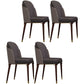 Contemporary Style Microfiber Leather Chair Parsons Dining Chair for Home Dark Gray 4 Piece Set Clearhalo ' kitchen&dining_furn' 'Dining Chairs' 'Dining Tables & Seating' 'dining_chair' 'furn' 'furn_dining_chair' 'Furniture' 'furniture_dining_chair' 'Kitchen & Dining Furniture' 'kitchen' 3643882