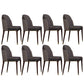 Contemporary Style Microfiber Leather Chair Parsons Dining Chair for Home Dark Gray 8 Piece Set Clearhalo ' kitchen&dining_furn' 'Dining Chairs' 'Dining Tables & Seating' 'dining_chair' 'furn' 'furn_dining_chair' 'Furniture' 'furniture_dining_chair' 'Kitchen & Dining Furniture' 'kitchen' 3643884