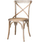 Solid Wood Traditional Dining Chair Matte Finish Cross Back Side Chair Distressed White 1 Piece Clearhalo ' kitchen&dining_furn' 'Dining Chairs' 'Dining Tables & Seating' 'dining_chair' 'furn' 'furn_dining_chair' 'Furniture' 'furniture_dining_chair' 'Kitchen & Dining Furniture' 'kitchen' 3643909