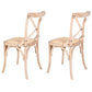 Solid Wood Traditional Dining Chair Matte Finish Cross Back Side Chair White 2 Piece Set Clearhalo ' kitchen&dining_furn' 'Dining Chairs' 'Dining Tables & Seating' 'dining_chair' 'furn' 'furn_dining_chair' 'Furniture' 'furniture_dining_chair' 'Kitchen & Dining Furniture' 'kitchen' 3643919