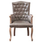 Solid Wood Country Style Indoor Chair Parsons Dining Chair of 23'' Wide Silver 1 Piece Clearhalo ' kitchen&dining_furn' 'Dining Chairs' 'Dining Tables & Seating' 'dining_chair' 'furn' 'furn_dining_chair' 'Furniture' 'furniture_dining_chair' 'Kitchen & Dining Furniture' 'kitchen' 3643922