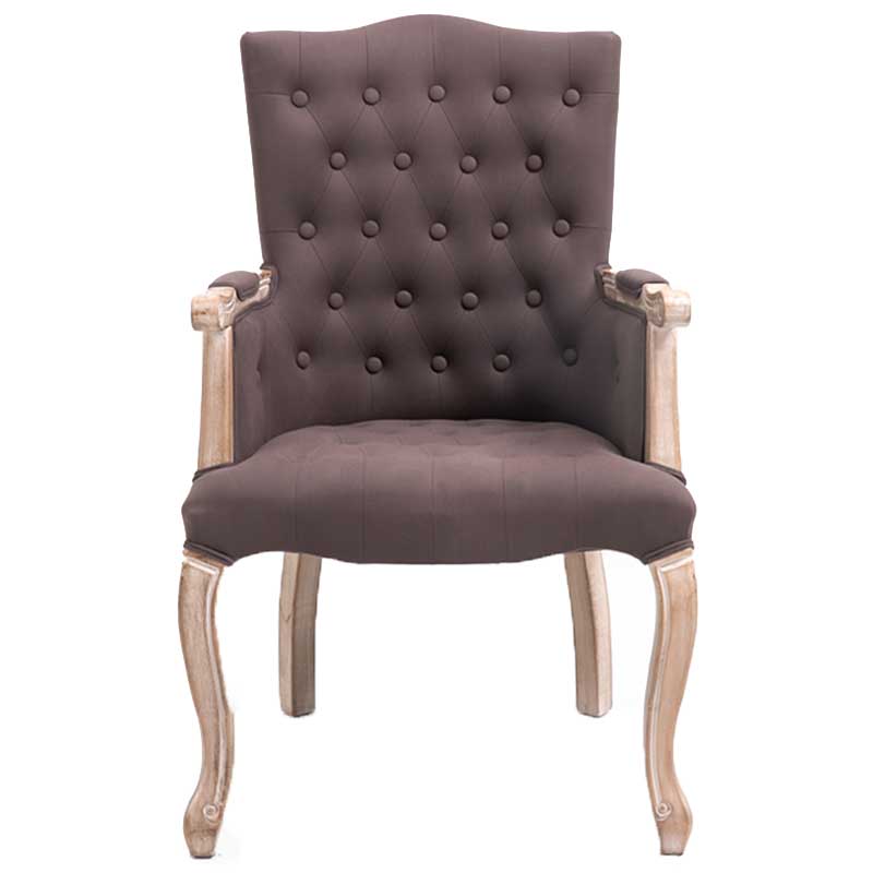 Solid Wood Country Style Indoor Chair Parsons Dining Chair of 23'' Wide Brown 1 Piece Clearhalo ' kitchen&dining_furn' 'Dining Chairs' 'Dining Tables & Seating' 'dining_chair' 'furn' 'furn_dining_chair' 'Furniture' 'furniture_dining_chair' 'Kitchen & Dining Furniture' 'kitchen' 3643927