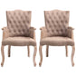Solid Wood Country Style Indoor Chair Parsons Dining Chair of 23'' Wide Camel 2 Piece Set Clearhalo ' kitchen&dining_furn' 'Dining Chairs' 'Dining Tables & Seating' 'dining_chair' 'furn' 'furn_dining_chair' 'Furniture' 'furniture_dining_chair' 'Kitchen & Dining Furniture' 'kitchen' 3643935