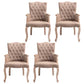Solid Wood Country Style Indoor Chair Parsons Dining Chair of 23'' Wide Camel 4 Piece Set Clearhalo ' kitchen&dining_furn' 'Dining Chairs' 'Dining Tables & Seating' 'dining_chair' 'furn' 'furn_dining_chair' 'Furniture' 'furniture_dining_chair' 'Kitchen & Dining Furniture' 'kitchen' 3643938