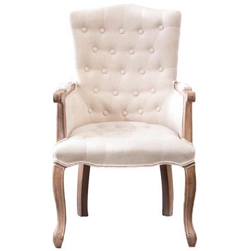 Solid Wood Country Style Indoor Chair Parsons Dining Chair of 23'' Wide Off-White 1 Piece Clearhalo ' kitchen&dining_furn' 'Dining Chairs' 'Dining Tables & Seating' 'dining_chair' 'furn' 'furn_dining_chair' 'Furniture' 'furniture_dining_chair' 'Kitchen & Dining Furniture' 'kitchen' 3643940