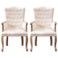 Solid Wood Country Style Indoor Chair Parsons Dining Chair of 23'' Wide Off-White 2 Piece Set Clearhalo ' kitchen&dining_furn' 'Dining Chairs' 'Dining Tables & Seating' 'dining_chair' 'furn' 'furn_dining_chair' 'Furniture' 'furniture_dining_chair' 'Kitchen & Dining Furniture' 'kitchen' 3643941