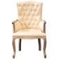 Solid Wood Country Style Indoor Chair Parsons Dining Chair of 23'' Wide Cream 1 Piece Clearhalo ' kitchen&dining_furn' 'Dining Chairs' 'Dining Tables & Seating' 'dining_chair' 'furn' 'furn_dining_chair' 'Furniture' 'furniture_dining_chair' 'Kitchen & Dining Furniture' 'kitchen' 3643943