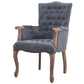 Solid Wood Country Style Indoor Chair Parsons Dining Chair of 23'' Wide Grey 1 Piece Clearhalo ' kitchen&dining_furn' 'Dining Chairs' 'Dining Tables & Seating' 'dining_chair' 'furn' 'furn_dining_chair' 'Furniture' 'furniture_dining_chair' 'Kitchen & Dining Furniture' 'kitchen' 3643946