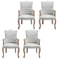 Solid Wood Country Style Indoor Chair Parsons Dining Chair of 23'' Wide White 4 Piece Set Clearhalo ' kitchen&dining_furn' 'Dining Chairs' 'Dining Tables & Seating' 'dining_chair' 'furn' 'furn_dining_chair' 'Furniture' 'furniture_dining_chair' 'Kitchen & Dining Furniture' 'kitchen' 3643951