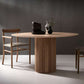 Solid Wood Brown Tone Dining Table Simplicity Pedestal Table for Dining Room Clearhalo ' dining_table' 'Dining Tables & Seating' 'Dining Tables' 'furn' 'furn_dining_table' 'Furniture' 'furniture_dining_table' 'Kitchen & Dining Furniture' 'kitchen&dining_furn' 'kitchen' 'kitchen_dining_table' 3649105