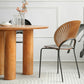 Round Pedestal Contemporary Dining Table Brown Tone Fixed Table of Solid Wood Clearhalo ' dining_table' 'Dining Tables & Seating' 'Dining Tables' 'furn' 'furn_dining_table' 'Furniture' 'furniture_dining_table' 'Kitchen & Dining Furniture' 'kitchen&dining_furn' 'kitchen' 'kitchen_dining_table' 3649127