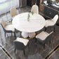 Modern Round Dining Table Sintered Stone Dining Table with Pedestal Base for Home Kitchen Dinner Clearhalo ' dining_table' 'Dining Tables & Seating' 'Dining Tables' 'furn' 'furn_dining_table' 'Furniture' 'furniture_dining_table' 'Kitchen & Dining Furniture' 'kitchen&dining_furn' 'kitchen' 'kitchen_dining_table' 3649134