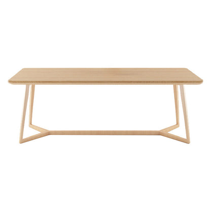 Pine Solid Wood Rectangle Dining Table Contemporary Kitchen Wood Table with Double Pedestal Without Chairs Clearhalo ' dining_table' 'Dining Tables & Seating' 'Dining Tables' 'furn' 'furn_dining_table' 'Furniture' 'furniture_dining_table' 'Kitchen & Dining Furniture' 'kitchen&dining_furn' 'kitchen' 'kitchen_dining_table' 3649148