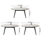 Modern Style Sintered Stone Dining Table White Round Table with Metal Base Clearhalo ' dining_table' 'Dining Tables & Seating' 'Dining Tables' 'furn' 'furn_dining_table' 'Furniture' 'furniture_dining_table' 'Kitchen & Dining Furniture' 'kitchen&dining_furn' 'kitchen' 'kitchen_dining_table' 3649160