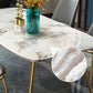 Metal Contemporary Rectangular Table Sintered Stone Dining Table with 4 Legs Clearhalo ' dining_table' 'Dining Tables & Seating' 'Dining Tables' 'furn' 'furn_dining_table' 'Furniture' 'furniture_dining_table' 'Kitchen & Dining Furniture' 'kitchen&dining_furn' 'kitchen' 'kitchen_dining_table' 3649167