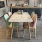 Modern Style Sintered Stone Dining Table Rectangle Table with 4 Wood Legs for Home Clearhalo ' dining_table' 'Dining Tables & Seating' 'Dining Tables' 'furn' 'furn_dining_table' 'Furniture' 'furniture_dining_table' 'Kitchen & Dining Furniture' 'kitchen&dining_furn' 'kitchen' 'kitchen_dining_table' 3649173