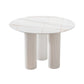 Contemporary Style Round 3 Legs Dining Table Stone Home Furniture for Indoor Clearhalo ' dining_table' 'Dining Tables & Seating' 'Dining Tables' 'furn' 'furn_dining_table' 'Furniture' 'furniture_dining_table' 'Kitchen & Dining Furniture' 'kitchen&dining_furn' 'kitchen' 'kitchen_dining_table' 3649188