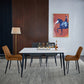 Contemporary White Standard Dining Table Sintered Stone Rectangle Shape Dining Table for Kitchen Clearhalo ' dining_table' 'Dining Tables & Seating' 'Dining Tables' 'furn' 'furn_dining_table' 'Furniture' 'furniture_dining_table' 'Kitchen & Dining Furniture' 'kitchen&dining_furn' 'kitchen' 'kitchen_dining_table' 3649196