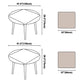 Modern Style Solid Wood Dining Table Brown Round Drop-Leaf Table with 4 Legs for Home Clearhalo ' dining_table' 'Dining Tables & Seating' 'Dining Tables' 'furn' 'furn_dining_table' 'Furniture' 'furniture_dining_table' 'Kitchen & Dining Furniture' 'kitchen&dining_furn' 'kitchen' 'kitchen_dining_table' 3649221