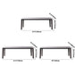 Rectangle Dining Table Simple Dinner Room Simple Table with 4 Wood Legs Base Clearhalo ' dining_table' 'Dining Tables & Seating' 'Dining Tables' 'furn' 'furn_dining_table' 'Furniture' 'furniture_dining_table' 'Kitchen & Dining Furniture' 'kitchen&dining_furn' 'kitchen' 'kitchen_dining_table' 3649247
