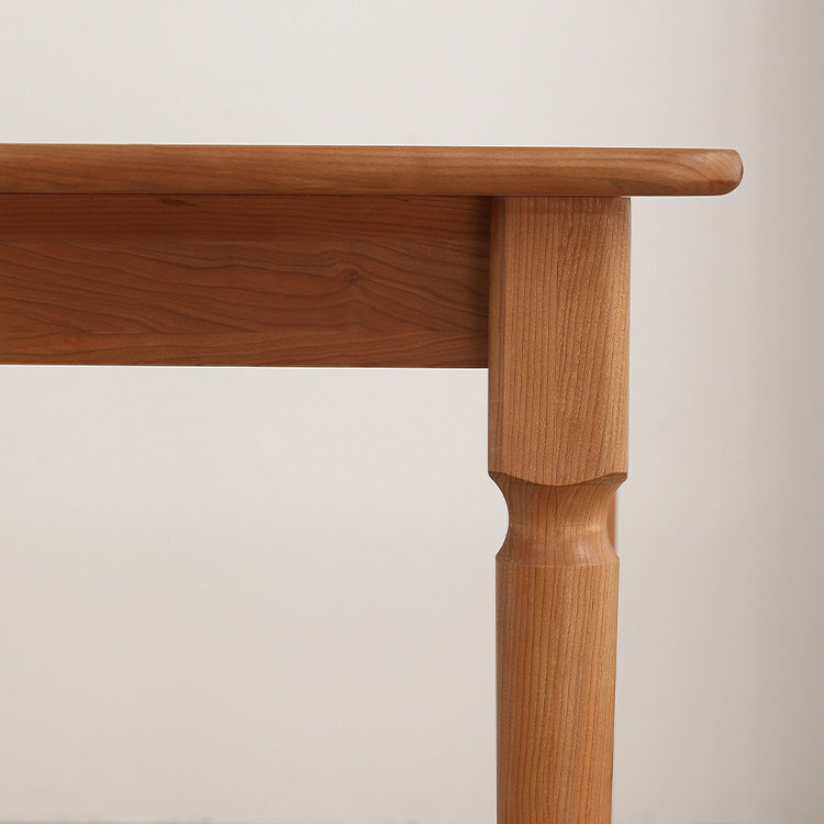 Modern Cherry Solid Wood Table Rectangle Dining Table with 4 Legs for Restaurant Clearhalo ' dining_table' 'Dining Tables & Seating' 'Dining Tables' 'furn' 'furn_dining_table' 'Furniture' 'furniture_dining_table' 'Kitchen & Dining Furniture' 'kitchen&dining_furn' 'kitchen' 'kitchen_dining_table' 3649253