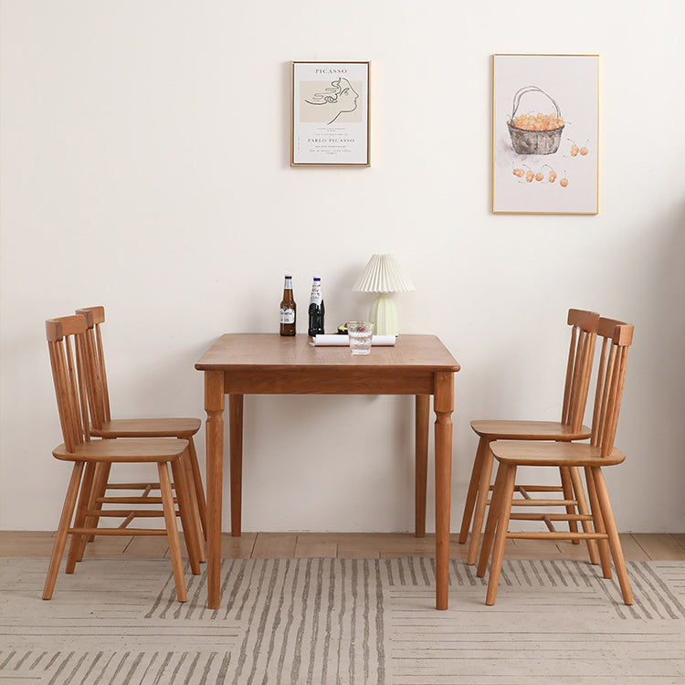 Modern Cherry Solid Wood Table Rectangle Dining Table with 4 Legs for Restaurant Clearhalo ' dining_table' 'Dining Tables & Seating' 'Dining Tables' 'furn' 'furn_dining_table' 'Furniture' 'furniture_dining_table' 'Kitchen & Dining Furniture' 'kitchen&dining_furn' 'kitchen' 'kitchen_dining_table' 3649259