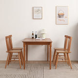Modern Cherry Solid Wood Table Rectangle Dining Table with 4 Legs for Restaurant Clearhalo ' dining_table' 'Dining Tables & Seating' 'Dining Tables' 'furn' 'furn_dining_table' 'Furniture' 'furniture_dining_table' 'Kitchen & Dining Furniture' 'kitchen&dining_furn' 'kitchen' 'kitchen_dining_table' 3649259