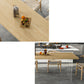 Modern Style Solid Wood Dining Table Brown Rectangle Table with Acrylic Base Clearhalo ' dining_table' 'Dining Tables & Seating' 'Dining Tables' 'furn' 'furn_dining_table' 'Furniture' 'furniture_dining_table' 'Kitchen & Dining Furniture' 'kitchen&dining_furn' 'kitchen' 'kitchen_dining_table' 3649265