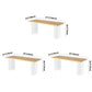 Modern Style Solid Wood Dining Table Brown Rectangle Table with Acrylic Base Clearhalo ' dining_table' 'Dining Tables & Seating' 'Dining Tables' 'furn' 'furn_dining_table' 'Furniture' 'furniture_dining_table' 'Kitchen & Dining Furniture' 'kitchen&dining_furn' 'kitchen' 'kitchen_dining_table' 3649269