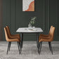 Modern Round Dining Table Sintered Stone Dining Table with 4 Black Legs for Home Kitchen Dinner Clearhalo ' dining_table' 'Dining Tables & Seating' 'Dining Tables' 'furn' 'furn_dining_table' 'Furniture' 'furniture_dining_table' 'Kitchen & Dining Furniture' 'kitchen&dining_furn' 'kitchen' 'kitchen_dining_table' 3649294