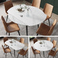Modern Round Dining Table Sintered Stone Dining Table with 4 Black Legs for Home Kitchen Dinner Clearhalo ' dining_table' 'Dining Tables & Seating' 'Dining Tables' 'furn' 'furn_dining_table' 'Furniture' 'furniture_dining_table' 'Kitchen & Dining Furniture' 'kitchen&dining_furn' 'kitchen' 'kitchen_dining_table' 3649299