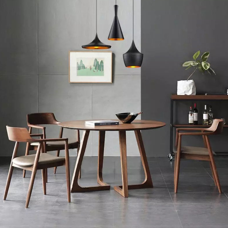 Pine Solid Wood Dining Table Contemporary Dinner Room Table with Double Pedestal Clearhalo ' dining_table' 'Dining Tables & Seating' 'Dining Tables' 'furn' 'furn_dining_table' 'Furniture' 'furniture_dining_table' 'Kitchen & Dining Furniture' 'kitchen&dining_furn' 'kitchen' 'kitchen_dining_table' 3649329