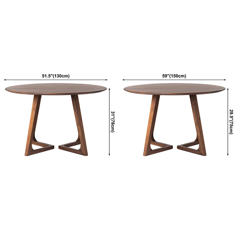 Pine Solid Wood Dining Table Contemporary Dinner Room Table with Double Pedestal Clearhalo ' dining_table' 'Dining Tables & Seating' 'Dining Tables' 'furn' 'furn_dining_table' 'Furniture' 'furniture_dining_table' 'Kitchen & Dining Furniture' 'kitchen&dining_furn' 'kitchen' 'kitchen_dining_table' 3649334