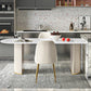Oval Shape Modern Style Dining Table White Fixed Table with Sintered Stone Clearhalo ' dining_table' 'Dining Tables & Seating' 'Dining Tables' 'furn' 'furn_dining_table' 'Furniture' 'furniture_dining_table' 'Kitchen & Dining Furniture' 'kitchen&dining_furn' 'kitchen' 'kitchen_dining_table' 3649342