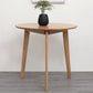Contemporary Round Dining Table Oak Solid Wood Table with 4 Legs for Dining Room Clearhalo ' dining_table' 'Dining Tables & Seating' 'Dining Tables' 'Furniture' 'furniture_dining_table' 'Kitchen & Dining Furniture' 'kitchen&dining_furn' 'kitchen' 'kitchen_dining_table' 3649346