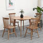 Contemporary Round Dining Table Oak Solid Wood Table with 4 Legs for Dining Room Clearhalo ' dining_table' 'Dining Tables & Seating' 'Dining Tables' 'Furniture' 'furniture_dining_table' 'Kitchen & Dining Furniture' 'kitchen&dining_furn' 'kitchen' 'kitchen_dining_table' 3649347