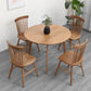Contemporary Round Dining Table Oak Solid Wood Table with 4 Legs for Dining Room Clearhalo ' dining_table' 'Dining Tables & Seating' 'Dining Tables' 'Furniture' 'furniture_dining_table' 'Kitchen & Dining Furniture' 'kitchen&dining_furn' 'kitchen' 'kitchen_dining_table' 3649348