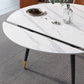 Modern Style Sintered Stone Dining Table White Round Drop-Leaf Table for Home Use Clearhalo ' dining_table' 'Dining Tables & Seating' 'Dining Tables' 'furn' 'furn_dining_table' 'Furniture' 'furniture_dining_table' 'Kitchen & Dining Furniture' 'kitchen&dining_furn' 'kitchen' 'kitchen_dining_table' 3649391