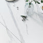 Modern Style Sintered Stone Dining Table White Round Drop-Leaf Table for Home Use Clearhalo ' dining_table' 'Dining Tables & Seating' 'Dining Tables' 'furn' 'furn_dining_table' 'Furniture' 'furniture_dining_table' 'Kitchen & Dining Furniture' 'kitchen&dining_furn' 'kitchen' 'kitchen_dining_table' 3649395