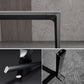 Metal Contemporary Rectangular Table High Gloss White Sintered Stone Dining Table with 4 Legs Clearhalo ' dining_table' 'Dining Tables & Seating' 'Dining Tables' 'furn' 'furn_dining_table' 'Furniture' 'furniture_dining_table' 'Kitchen & Dining Furniture' 'kitchen&dining_furn' 'kitchen' 'kitchen_dining_table' 3649413