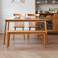 Solid Oak Wood Rectangle Dining Table Modern Contemporary Kitchen Wood Table with 4 Legs Clearhalo ' dining_table' 'Dining Tables & Seating' 'Dining Tables' 'furn' 'furn_dining_table' 'Furniture' 'furniture_dining_table' 'Kitchen & Dining Furniture' 'kitchen&dining_furn' 'kitchen' 'kitchen_dining_table' 3649417