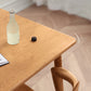 Solid Oak Wood Rectangle Dining Table Modern Contemporary Kitchen Wood Table with 4 Legs Clearhalo ' dining_table' 'Dining Tables & Seating' 'Dining Tables' 'furn' 'furn_dining_table' 'Furniture' 'furniture_dining_table' 'Kitchen & Dining Furniture' 'kitchen&dining_furn' 'kitchen' 'kitchen_dining_table' 3649424