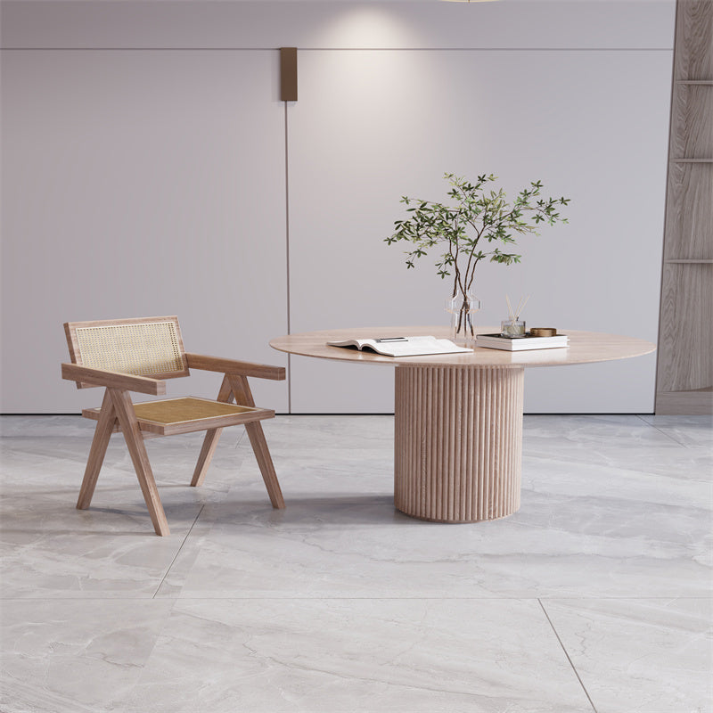 Simplicity Round Dining Site Table Pine Solid Wood Dining Room Home Furniture Clearhalo ' dining_table' 'Dining Tables & Seating' 'Dining Tables' 'furn' 'furn_dining_table' 'Furniture' 'furniture_dining_table' 'Kitchen & Dining Furniture' 'kitchen&dining_furn' 'kitchen' 'kitchen_dining_table' 3649522