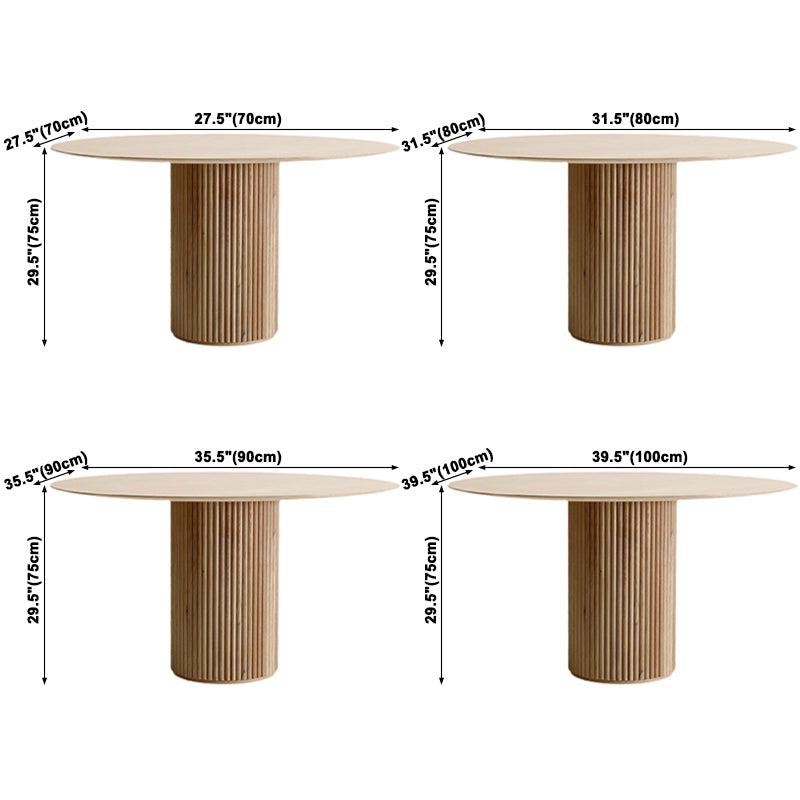 Simplicity Round Dining Site Table Pine Solid Wood Dining Room Home Furniture Clearhalo ' dining_table' 'Dining Tables & Seating' 'Dining Tables' 'furn' 'furn_dining_table' 'Furniture' 'furniture_dining_table' 'Kitchen & Dining Furniture' 'kitchen&dining_furn' 'kitchen' 'kitchen_dining_table' 3649529