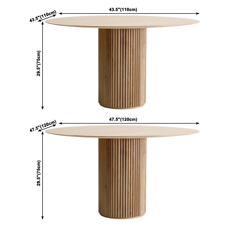 Simplicity Round Dining Site Table Pine Solid Wood Dining Room Home Furniture Clearhalo ' dining_table' 'Dining Tables & Seating' 'Dining Tables' 'furn' 'furn_dining_table' 'Furniture' 'furniture_dining_table' 'Kitchen & Dining Furniture' 'kitchen&dining_furn' 'kitchen' 'kitchen_dining_table' 3649530