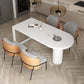 Solid Wood Contemporary Free Form Dining Table Wood Top Table for Dining Room Clearhalo ' dining_table' 'Dining Tables & Seating' 'Dining Tables' 'furn' 'furn_dining_table' 'Furniture' 'furniture_dining_table' 'Kitchen & Dining Furniture' 'kitchen&dining_furn' 'kitchen' 'kitchen_dining_table' 3649537