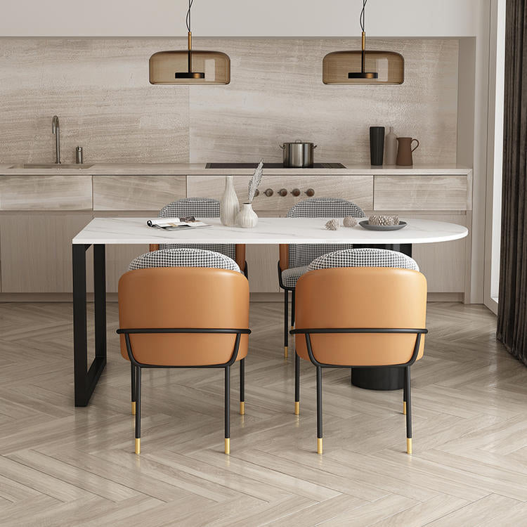 Solid Wood Contemporary Free Form Dining Table Wood Top Table for Dining Room Clearhalo ' dining_table' 'Dining Tables & Seating' 'Dining Tables' 'furn' 'furn_dining_table' 'Furniture' 'furniture_dining_table' 'Kitchen & Dining Furniture' 'kitchen&dining_furn' 'kitchen' 'kitchen_dining_table' 3649538