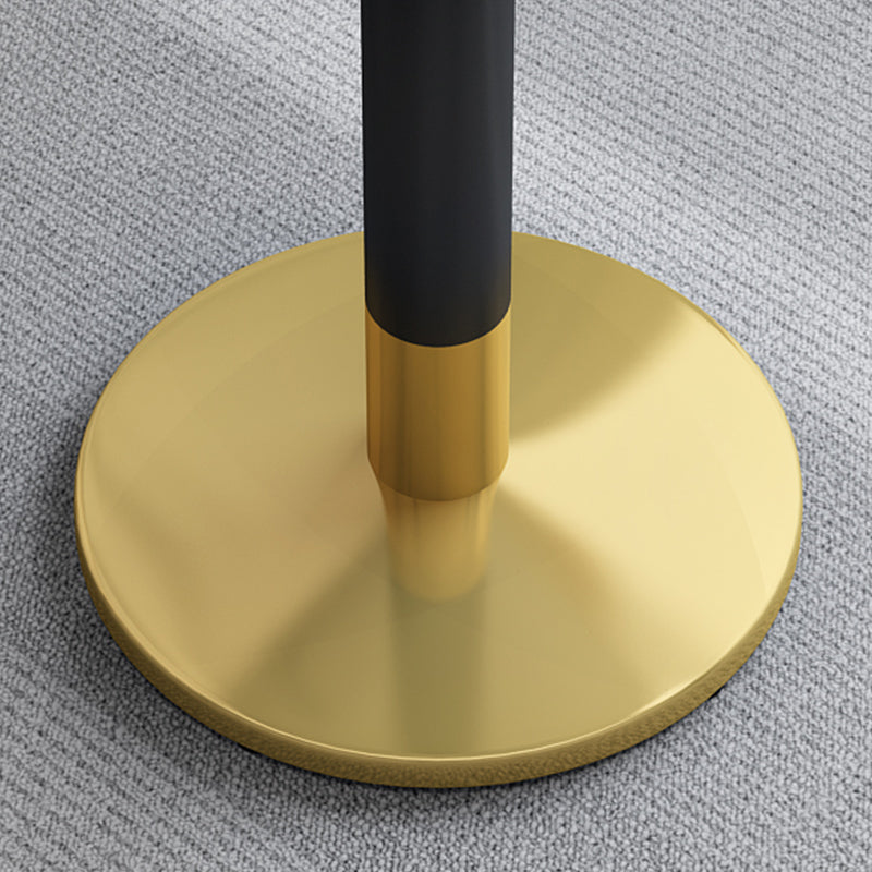 Contemporary Round Dining Table Sintered Stone Dining Table with Tulip Base for Dining Room Clearhalo ' dining_table' 'Dining Tables & Seating' 'Dining Tables' 'furn' 'furn_dining_table' 'Furniture' 'furniture_dining_table' 'Kitchen & Dining Furniture' 'kitchen&dining_furn' 'kitchen' 'kitchen_dining_table' 3649564